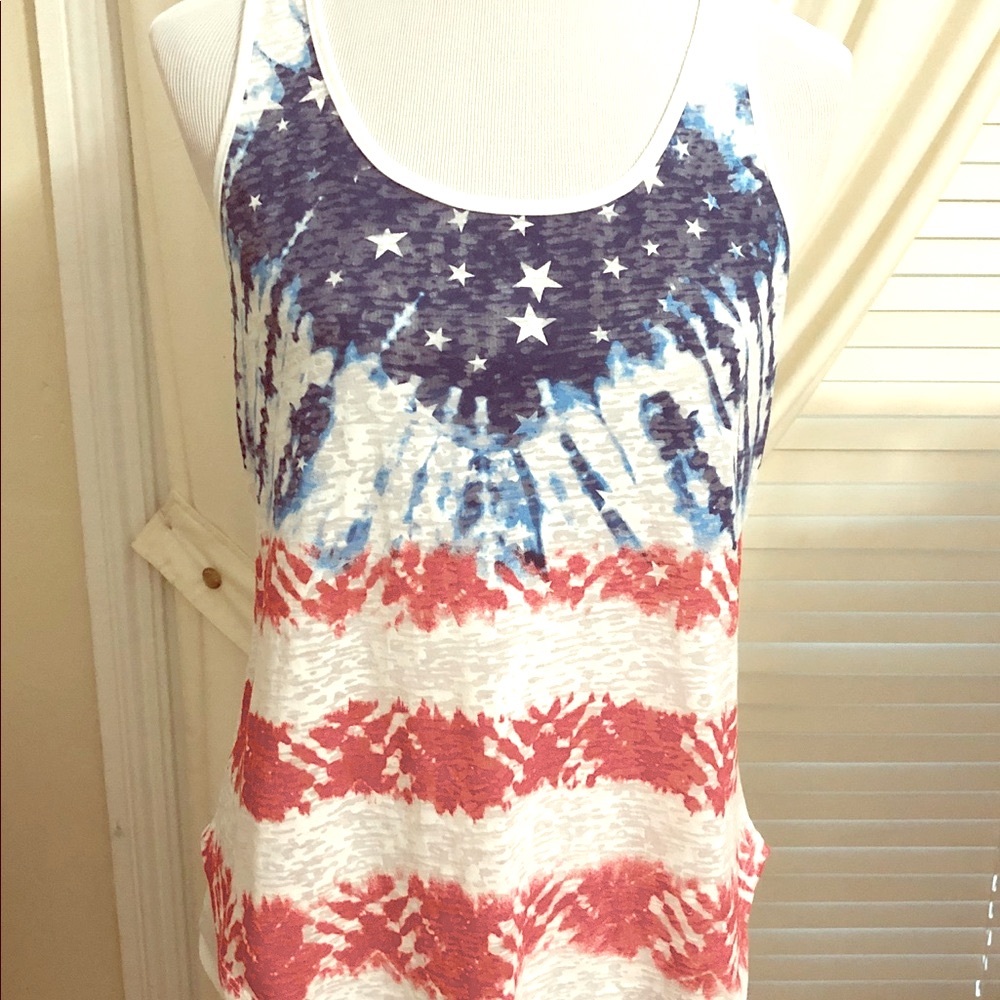 Red/White/Blue Racerback Tank, Sz Jr Lg (11/13)